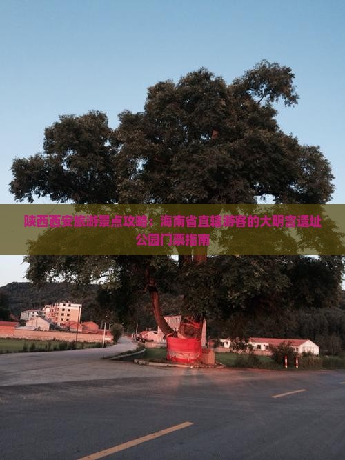 陕西西安旅游景点攻略：海南省直辖游客的大明宫遗址公园门票指南