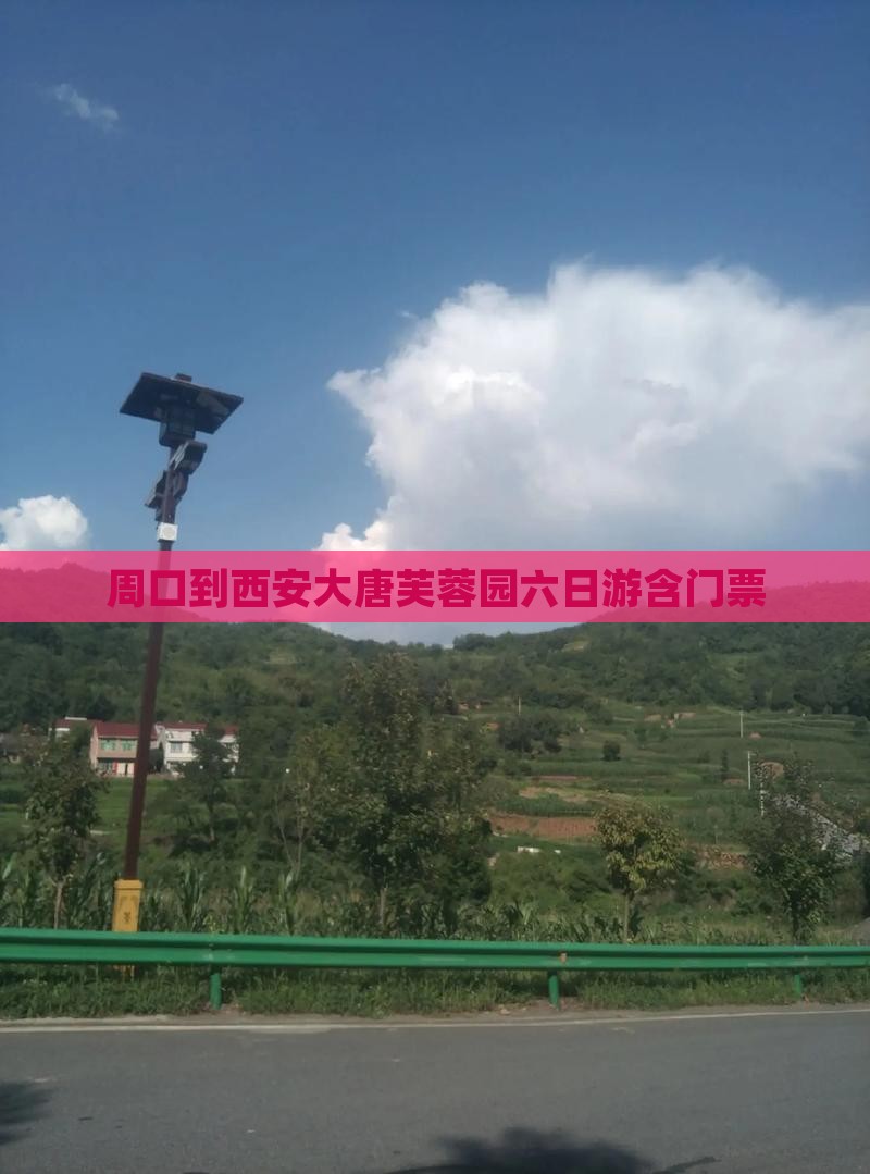 周口到西安大唐芙蓉园六日游含门票