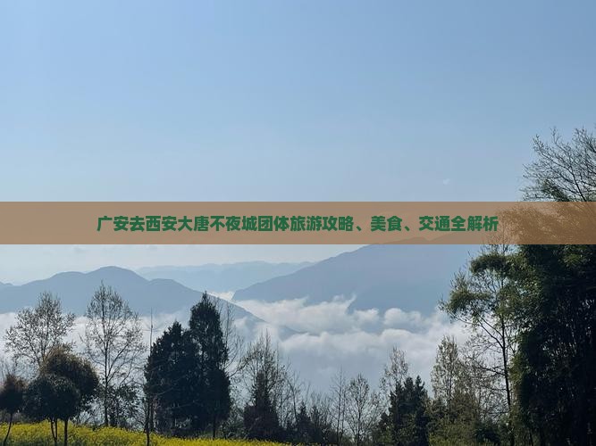广安去西安大唐不夜城团体旅游攻略、美食、交通全解析