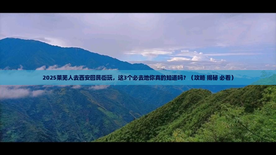 莱芜去西安回民街必去地