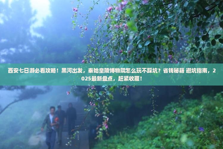 黑河去西安秦始皇帝陵博物院七日游