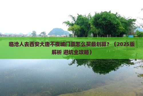临沧去西安大唐不夜城门票