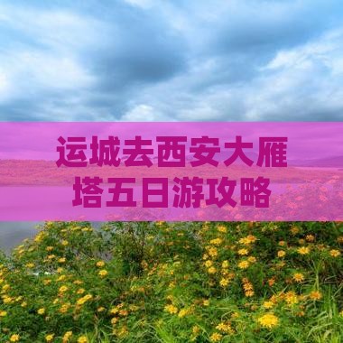 运城去西安大雁塔五日游