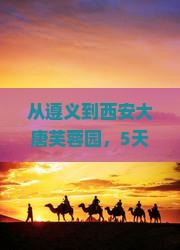 遵义到西安大唐芙蓉园旅游