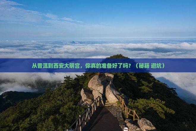 普洱去西安大明宫国家遗址公园个人游 普洱去西安大明宫国家遗址公园个人游