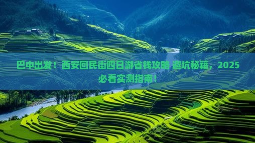 巴中到西安回民街四日游