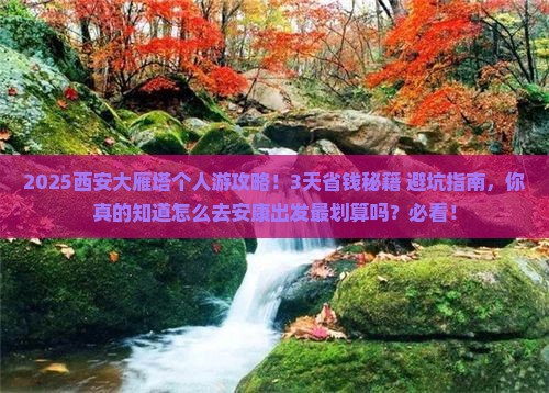 安康到西安大雁塔个人游