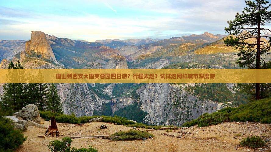 唐山到西安大唐芙蓉园四日游？行程太赶？试试这网红城市深度游