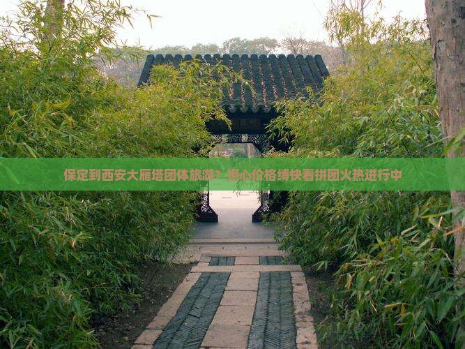 保定到西安大雁塔团体旅游？担心价格缚快看拼团火热进行中