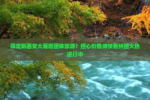 保定到西安大雁塔团体旅游？担心价格缚快看拼团火热进行中