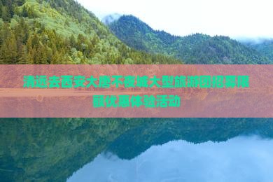 清远去西安大唐不夜城大型旅游团招募限额优惠体验活动