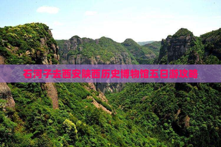 石河子去西安陕西历史博物馆五日游攻略