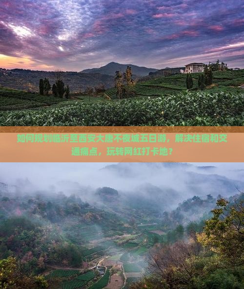 如何规划临沂至西安大唐不夜城五日游，解决住宿和交通痛点，玩转网红打卡地？