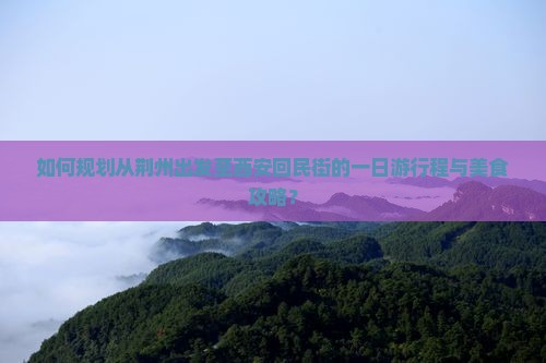 如何规划从荆州出发至西安回民街的一日游行程与美食攻略？