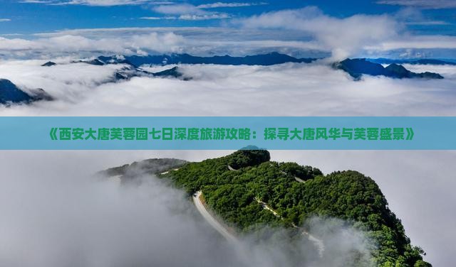 《西安大唐芙蓉园七日深度旅游攻略：探寻大唐风华与芙蓉盛景》