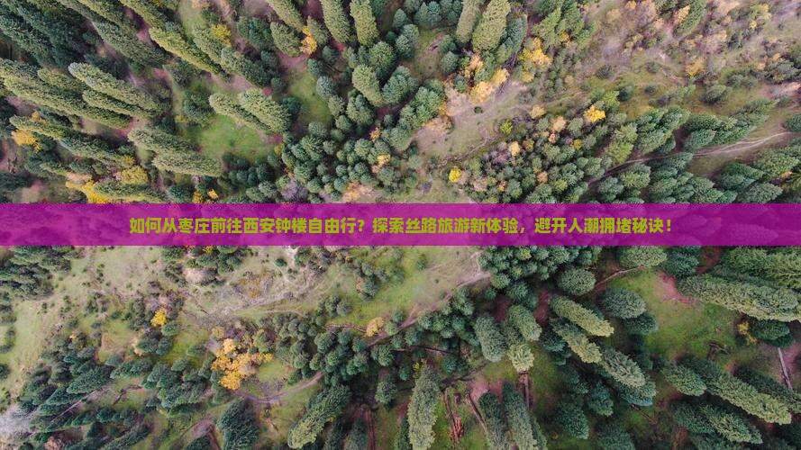 如何从枣庄前往西安钟楼自由行？探索丝路旅游新体验，避开人潮拥堵秘诀！