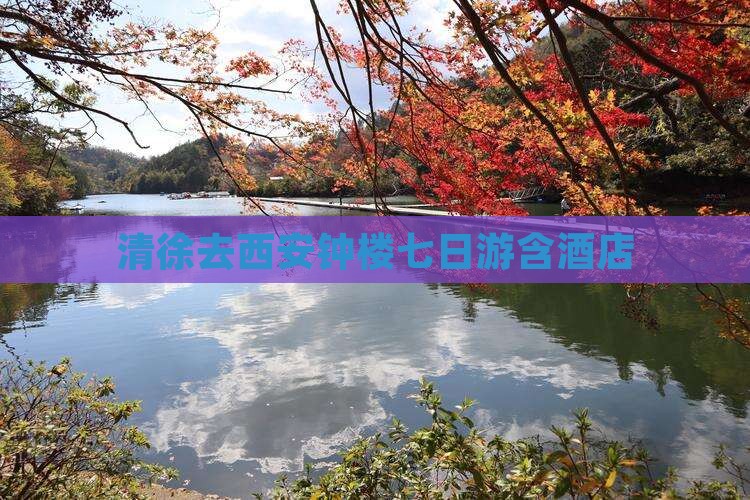 清徐去西安钟楼七日游含酒店