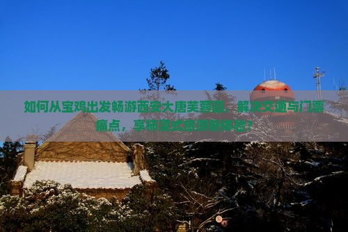 如何从宝鸡出发畅游西安大唐芙蓉园，解决交通与门票痛点，享柿浸式旅游新体验？