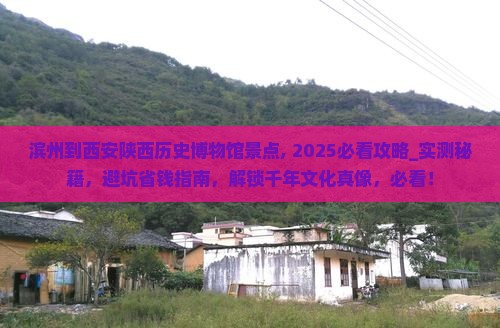 滨州到西安陕西历史博物馆景点