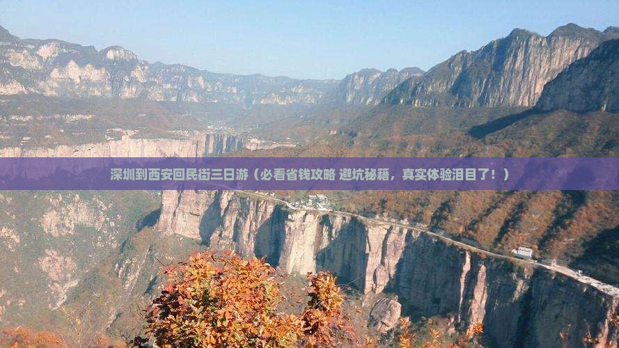 深圳到西安回民街三日游