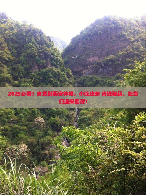 自贡到西安钟楼旅游小吃