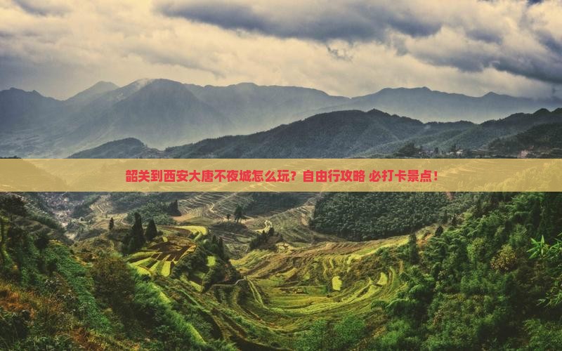 韶关到西安大唐不夜城个人游
