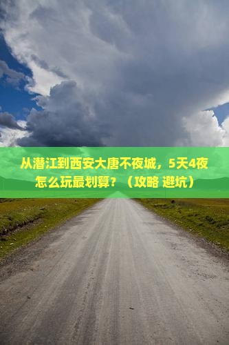 潜江去西安大唐不夜城门票
