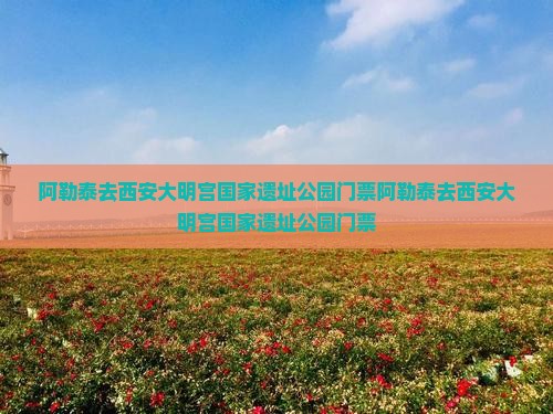 阿勒泰去西安大明宫国家遗址公园门票