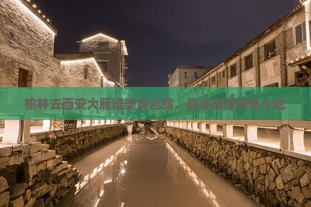 榆林去西安大雁塔旅游小吃