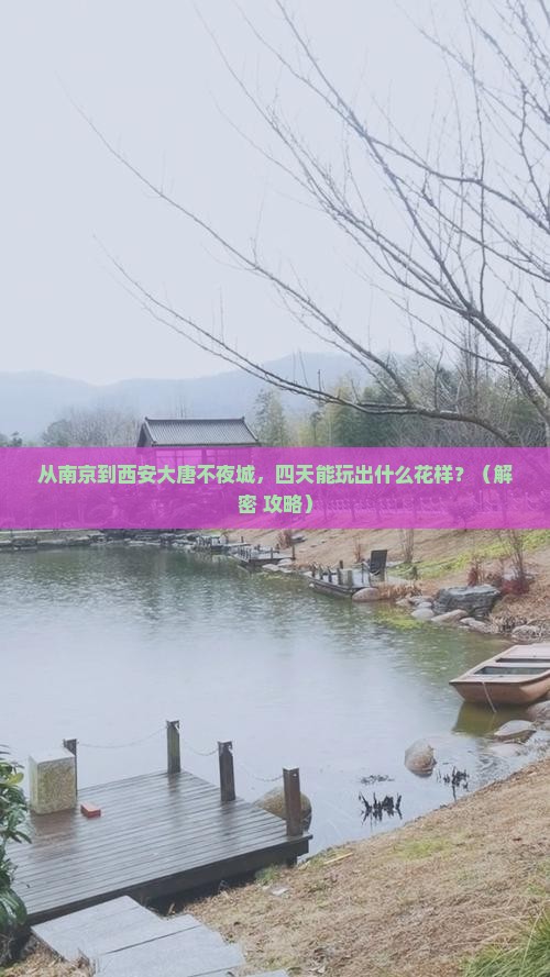 南京去西安大唐不夜城四日游