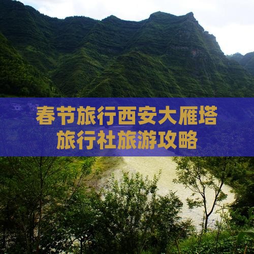 春节去西安大雁塔旅行社