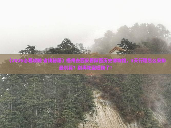 梧州去西安陕西历史博物馆旅行社