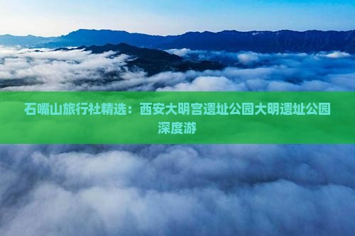 石嘴山旅行社精选：西安大明宫遗址公园大明遗址公园深度游