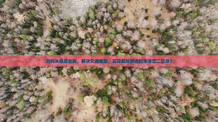 如何从临夏出发，解决交通难题，实现高效舒适的华清宫二日游？