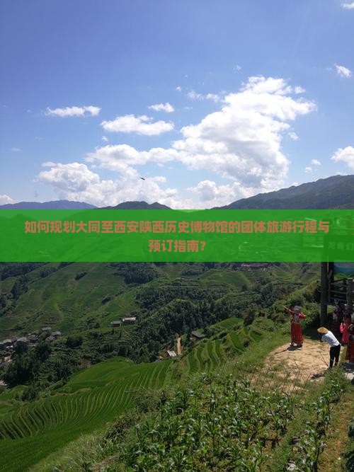 如何规划大同至西安陕西历史博物馆的团体旅游行程与预订指南？