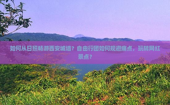 如何从日照畅游西安城墙？自由行团如何规避痛点，玩转网红景点？