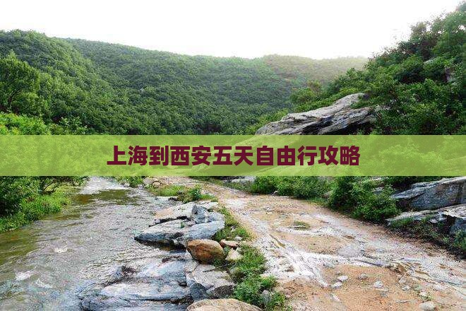 上海到西安五天自由行攻略
