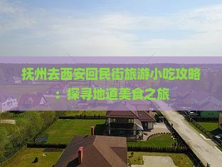 抚州去西安回民街旅游小吃攻略：探寻地道美食之旅