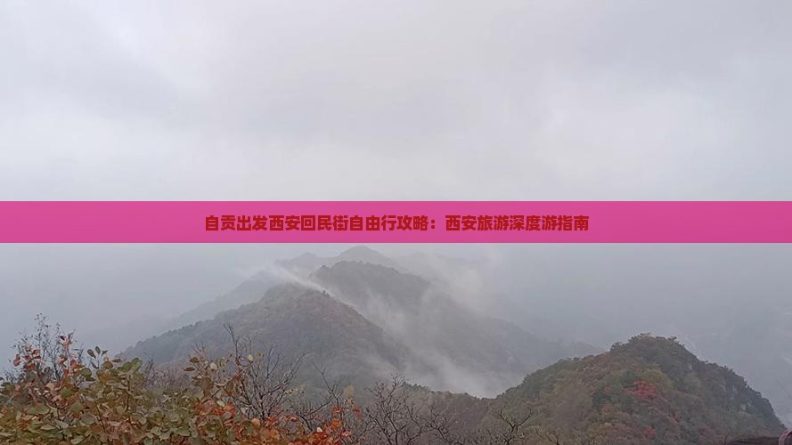 自贡出发西安回民街自由行攻略：西安旅游深度游指南