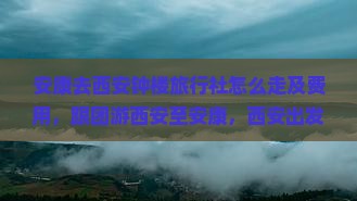 安康去西安钟楼旅行社怎么走及费用，跟团游西安至安康，西安出发汉中安康四日游攻略