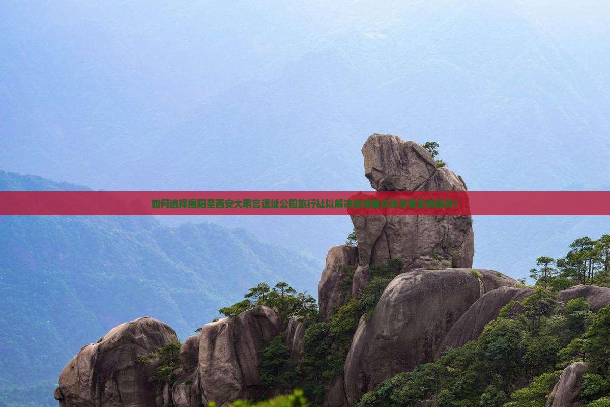 如何选择揭阳至西安大明宫遗址公园旅行社以解决旅游痛点及享受定制服务？