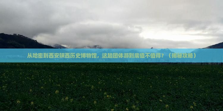 哈密去西安陕西历史博物馆团体旅游