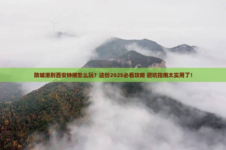 防城港到西安钟楼旅行社