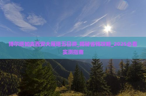 博尔塔拉去西安大雁塔五日游