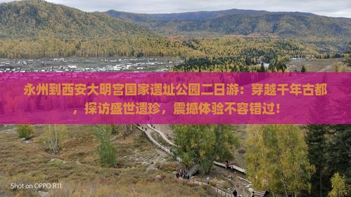 永州到西安大明宫国家遗址公园二日游