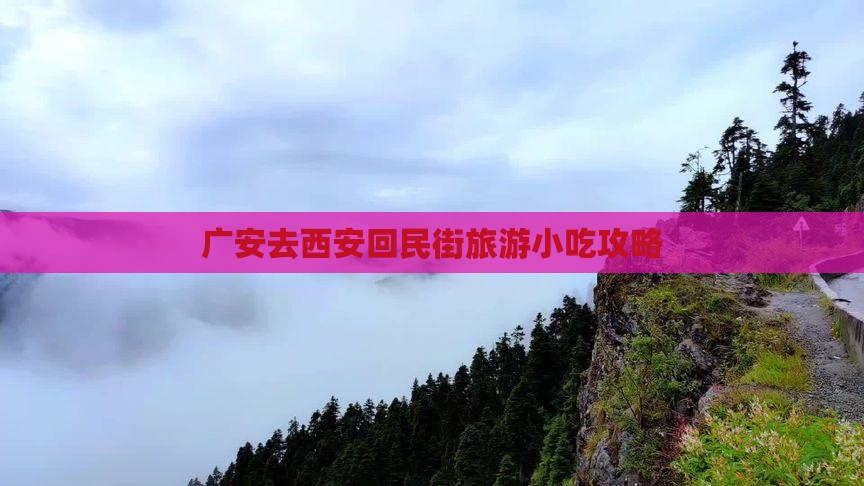 广安去西安回民街旅游小吃攻略 广安去西安回民街旅游小吃攻略