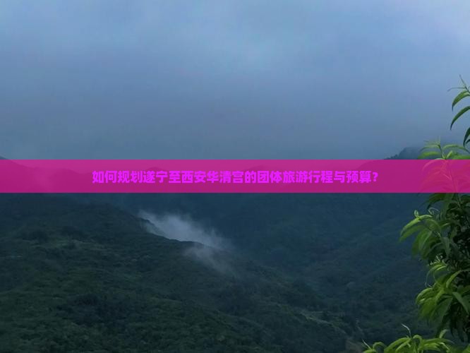 如何规划遂宁至西安华清宫的团体旅游行程与预算？