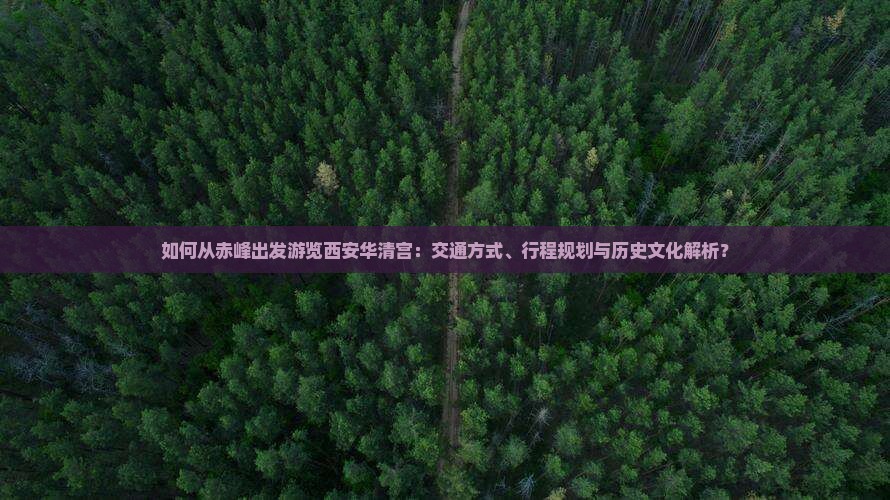 如何从赤峰出发游览西安华清宫：交通方式、行程规划与历史文化解析？