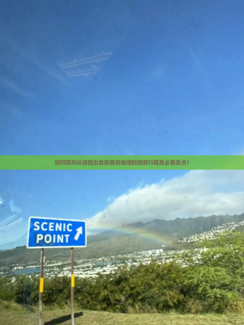 如何规划从绵阳出发到西安城墙的旅游行程及必看景点？