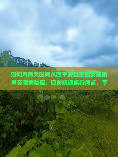 如何用两天时间从四平游玩至西安秦始皇帝陵博物院，同时规避旅行痛点，享受高品质游览体验？